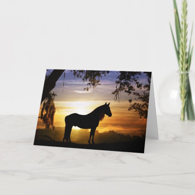 Horse Sympathy Card (Front)