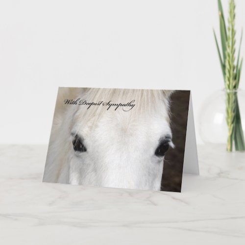 Horse Sympathy Card