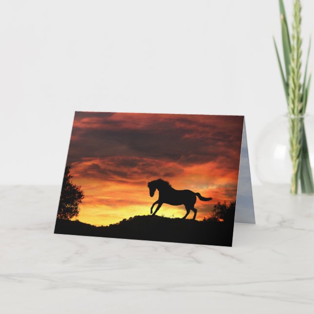 Horse sympathy card (Front)