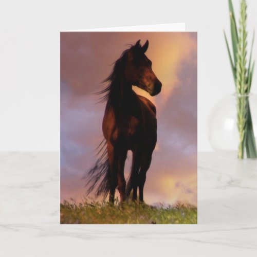 Horse Sympathy Card