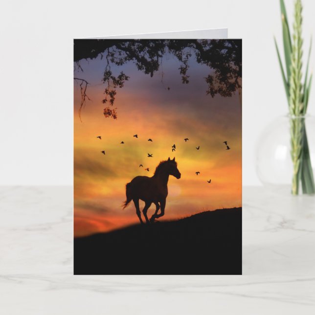 Horse Sympathy Card (Front)