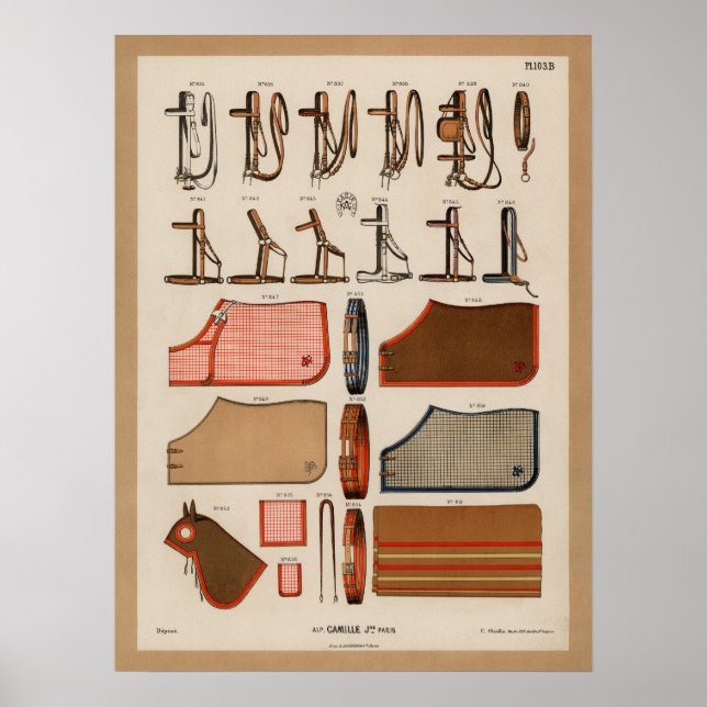 Horse Tack Poster (Front)