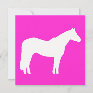 Horse Theme Event Bright and Colorful Simple Invitation
