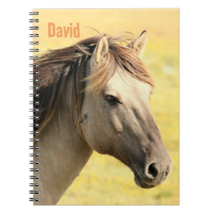 Horse Themed Notebook Personalized Kids