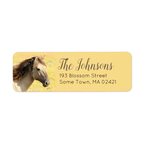 Horse Themed Return Address Lables Label