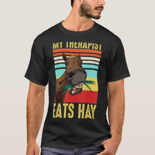 Horse Therapist Racing Ride Animal Horseback Veter T-Shirt