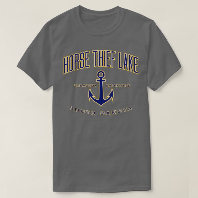 Horse Thief Lake SD  T-Shirt (Design Front)