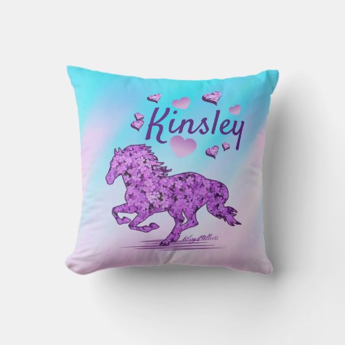 Horse Throw Pillow