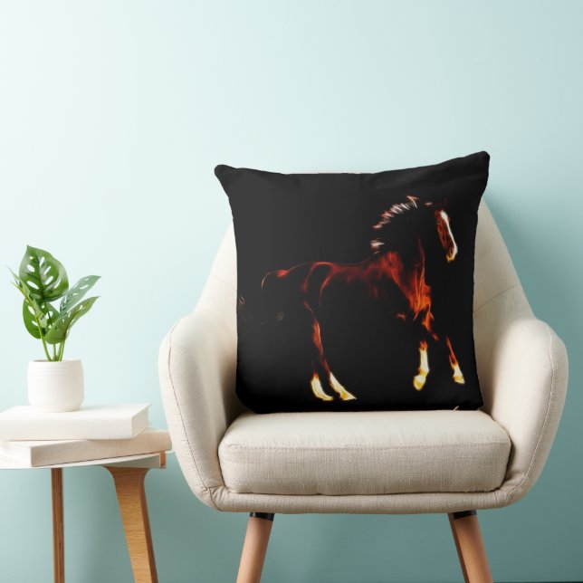 Horse Throw Pillow (Chair)