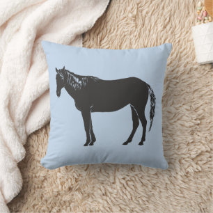 HORSE THROW PILLOW