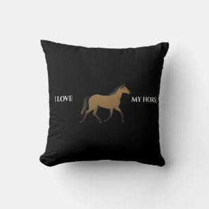 Horse throw pillow. pillow