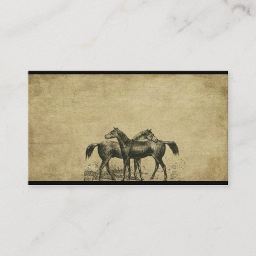 Customizable Horse To Horse- Prim Biz Cards Business Card Templates