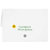 Horse Topiary Greeeting Card (Back Horizontal)