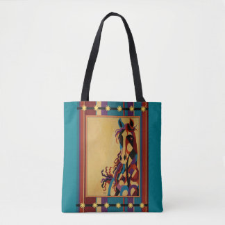 Horse Tote Bag Contemporary