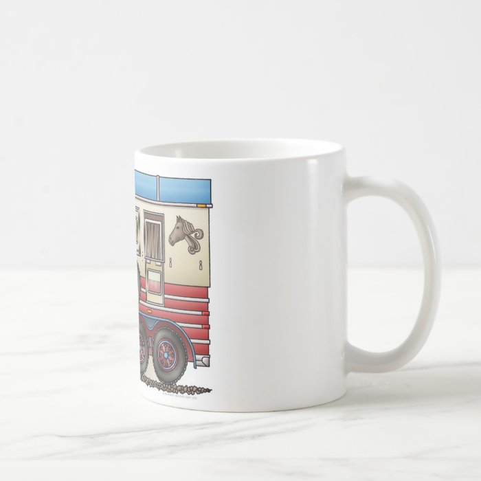 Horse Trailer Camper Coffee Mug