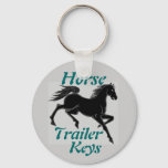 Horse Trailer Keys Keychain at Zazzle