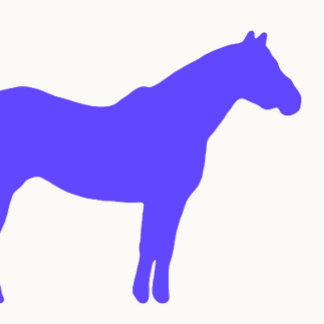 Horse Trainer Business Blue Simple and Modern Card