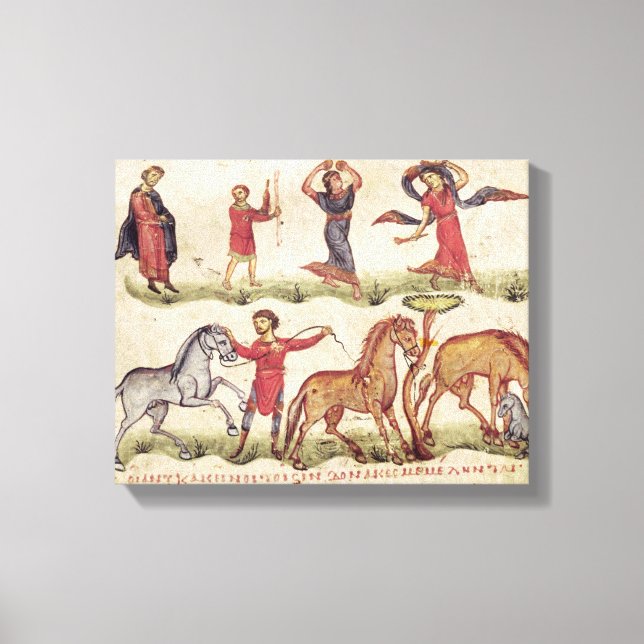 Horse Trainers Canvas Print (Front)