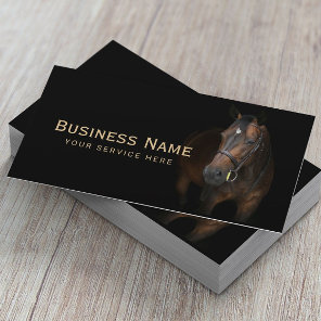Horse Training Equestrian Horseback Riding Equine Business Card