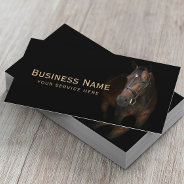 Horse Training Equestrian Horseback Riding Equine Business Card at Zazzle