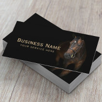 Horse Training Equestrian Horseback Riding Equine Business Card