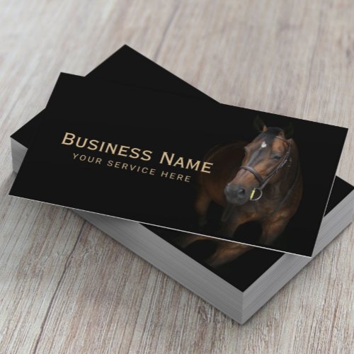 Horse Training Equestrian Horseback Riding Equine Business Card