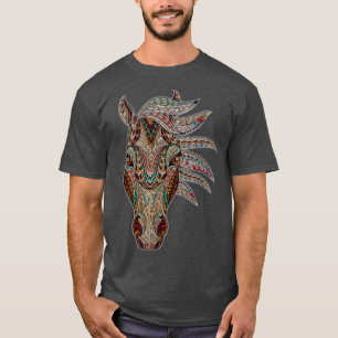 Horse Tribal Abstract Art Native American Horse T-Shirt