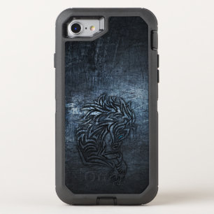 Horse Tribal Steel OtterBox Defender iPhone SE/8/7 Case