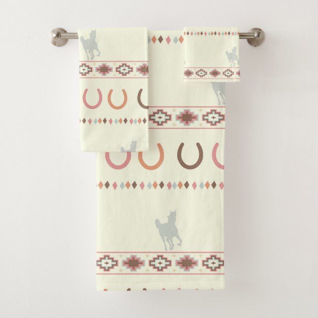 Horse Tribal Towels (Insitu)