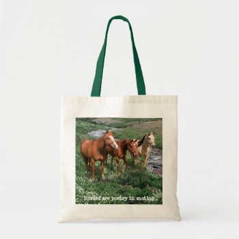 Horse Trio Tote Bag by horsesense at Zazzle