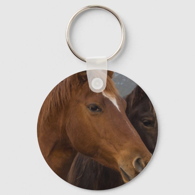 Horse Triplets Keychain (Front)
