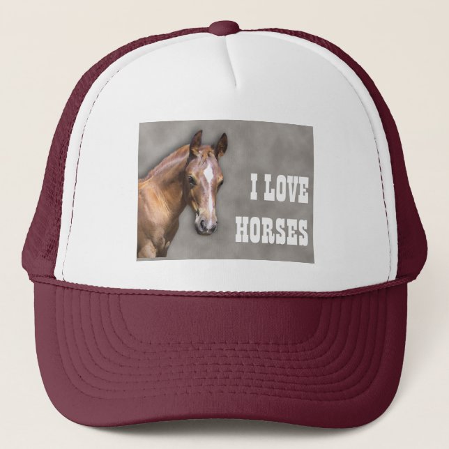 Horse Trucker Hat (Front)