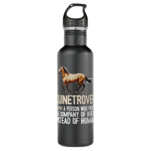 Horse Tshirt, Horse Lover Tee, Equestrian Tee, Hor Stainless Steel Water Bottle
