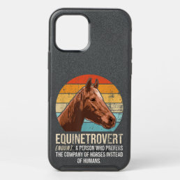 Horse Tshirt, Horse Lover Tee, Equestrian Tee, Ret OtterBox Symmetry iPhone 12 Pro Case