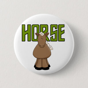 Horse Tshirts and Gifts Button