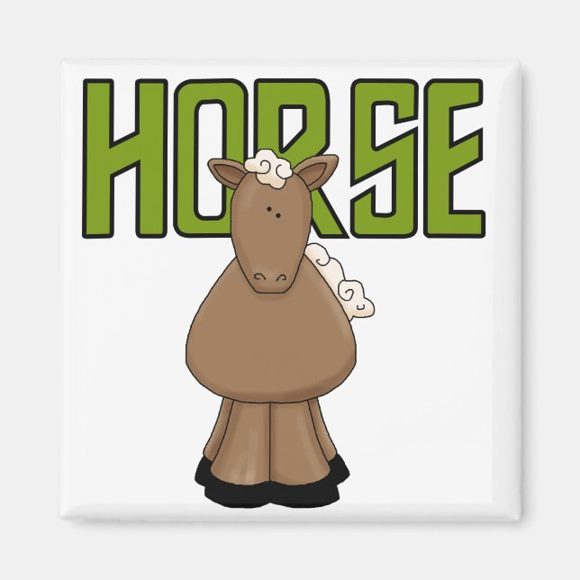 Horse Tshirts and Gifts Magnet (Front)