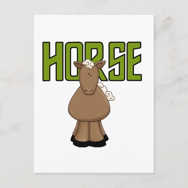 Horse Tshirts and Gifts Postcard (Front)