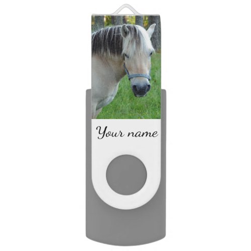 Horse USB swivel flash drive 8GB