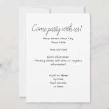 Horse Vaulting Party Invitation