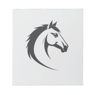 Horse Vector Art Animal Modern Urban City Graphic Notepad