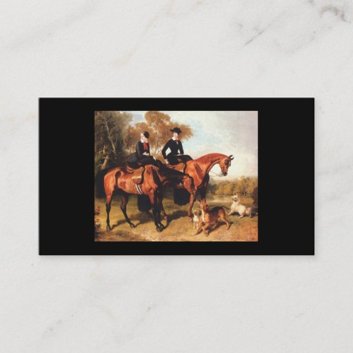 Customizable Horse Vintage Business Card