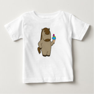 Horse Waffle ice cream Baby T-Shirt