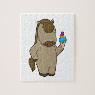 Horse Waffle ice cream Jigsaw Puzzle