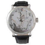 Horse Watch, Peach/pink With Black Numbers Watch at Zazzle
