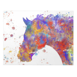 Horse Watercolor Notepad