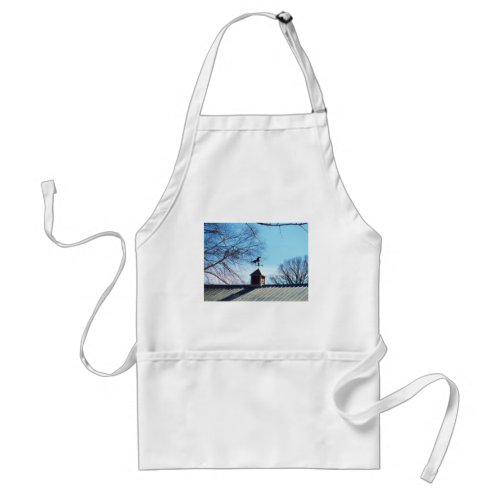 Horse Weather Vane Blue Sky Adult Apron