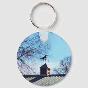Horse Weather Vane Blue Sky Keychain