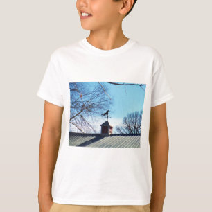Horse Weather Vane Blue Sky T-Shirt