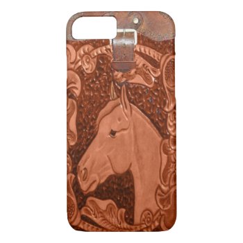 "horse" Western Iphone 7 Case by BootsandSpurs at Zazzle