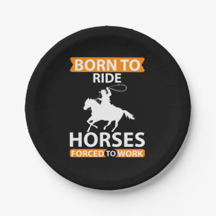 Horse Western Party Equestrian Rodeo Cowboy Paper Plates